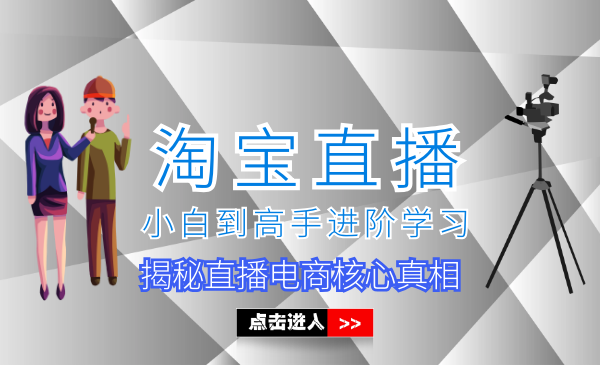 淘宝直播小白到高手进阶学习，揭秘直播电商核心真相
