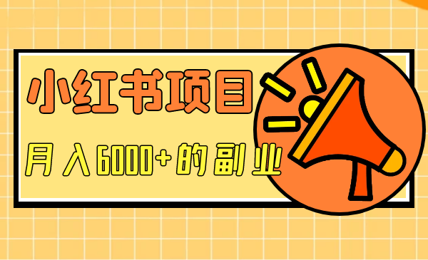 上班族月入6000+小红书引流赚钱副业项目，拆解视频号简单粗暴玩法！【视频教程】